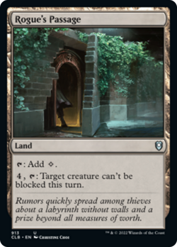 Rogue's Passage Commander Legends: Battle for Baldur's Gate MINT CARD ABUGames - Image 1