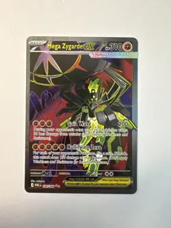 Mega Zygarde EX 104/088 XY Full Art Holo Ultra Rare Pokemon TCG English - Image 1