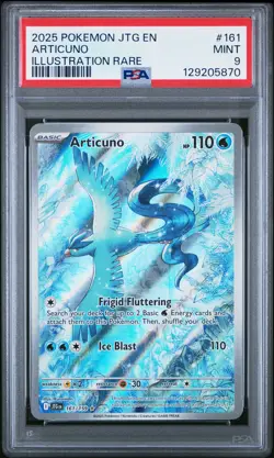 2025 Pokemon Articuno 161/159 - Journey Together - PSA 9 - Image 1