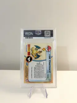 1999 Topps Pokemon TV 6 Charizard Italian PSA 8 - POP 21 - Low POP - Image 2