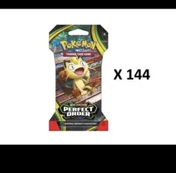 Pokemon Perfect Order (ME03) Sleeved Factory Sealed Packs (144 PACKS) BRAND NEW - Image 1