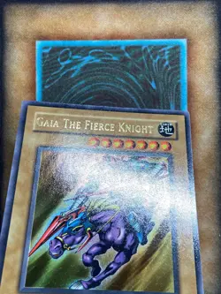 Yugioh Gaia the Fierce Knight LOB-006 Ultra Rare 1st Ed GLOSSY PRINT NM - Image 3
