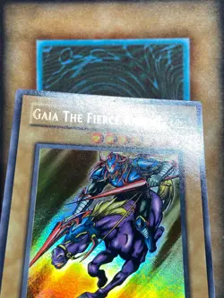 Yugioh Gaia the Fierce Knight LOB-006 Ultra Rare 1st Ed GLOSSY PRINT NM - Image 4