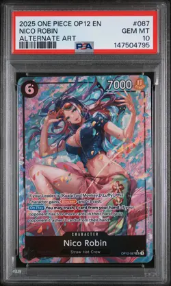 2025 One Piece Op12-Legacy Of The Master #087 Nico Robin PSA10 - Image 1