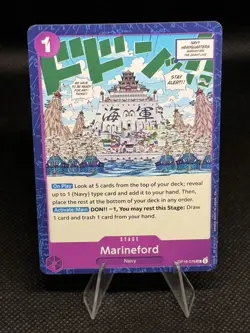 Marineford OP16-078 Uncommon The Time of Battle One Piece NM/M - Image 1