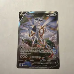 Pokemon Arceus v Alternate Full Art Holo Card 166/172 Brilliant Stars - Image 1