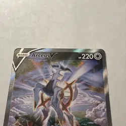 Pokemon Arceus v Alternate Full Art Holo Card 166/172 Brilliant Stars - Image 3