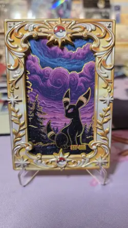 Pokemon Chinese Mengka V2 Umbreon Van Gogh Gold Frame Case Hit Card 30/59 - Image 1