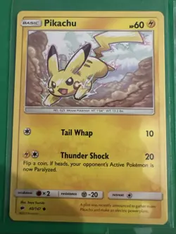 ⚡ Pokemon Pikachu Card Lot – 5 Different Pikachu Cards ⚡ - Image 2