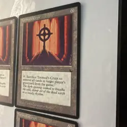 🌴 X3! TORMOD’S CRYPT✨ 1994 - The Dark - RARE HIGH GRADE Rush Art - Image 5