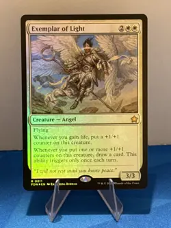 Exemplar of Light (0011) Foundations Foil MTG Magic FDN - Image 1