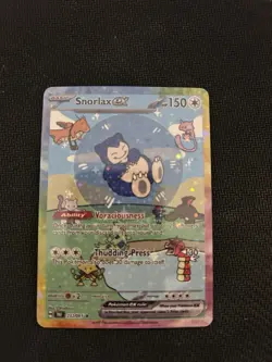 Snorlax Pokemon Card Display Art Card - Image 1