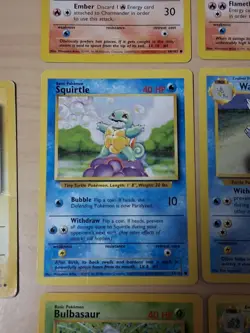 Pokemon Base Set Starter Trio Plus Bundle Moderate To Heavy Play - Image 4