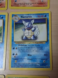 Pokemon Base Set Starter Trio Plus Bundle Moderate To Heavy Play - Image 5
