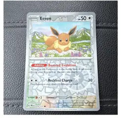Pokemon Eevee 074/131 Sv: Prismatic Evolutions Reverse Holo Common Basic HP50 - Image 1