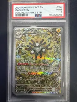 2024 POKEMON SVP EN-SV BLACK STAR PROMO #159 MAGNETON PSA 9 #159 - Image 1