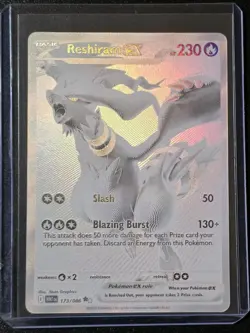 Pokemon Reshiram EX 173 Full Art White Flare - Near Mint - Image 1