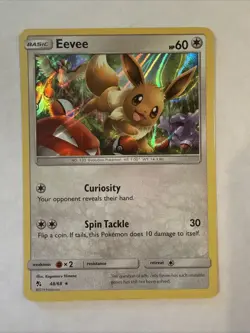 Pokemon Eevee 48/68 - Holo Rare - SM Hidden Fates - Image 1
