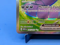 Arbok ex 185/165 Pokemon TCG 2023 Scarlet & Violet 151 Full Art Ultra Rare NM - Image 5