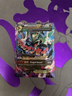 Pokemon TCG M Rayquaza EX 61/108 Roaring Skies Full Art Holo Ultra Rare - Image 1