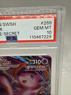 2021 Pokemon Mew VMAX (Alternate Art Secret) 269/264 Swsh08: Fusion Strike Holo - Image 4