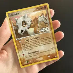 Pokemon-2004 Cubone #51/109-EX Team Rocket Returns-Reverse Holo- Stamped - Image 1