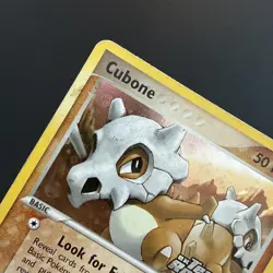 Pokemon-2004 Cubone #51/109-EX Team Rocket Returns-Reverse Holo- Stamped - Image 3