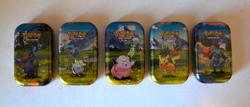 Pokemon TCG Mega Evolution: Ascended Heroes Sealed Mini Tin Complete Set - Image 1