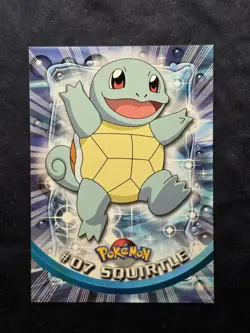 Pokemon Topps Blue Label Squirtle#07 Wartortle #08 Blastoise #09 NM 1999 Vintage - Image 2