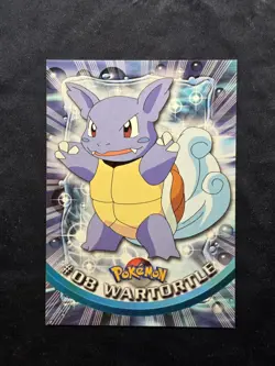 Pokemon Topps Blue Label Squirtle#07 Wartortle #08 Blastoise #09 NM 1999 Vintage - Image 4