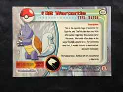 Pokemon Topps Blue Label Squirtle#07 Wartortle #08 Blastoise #09 NM 1999 Vintage - Image 5