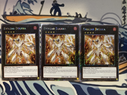 Yugioh Evolzar Dolkka Platinum Secret Rare RA04-EN167 Near Mint x3 - Image 1