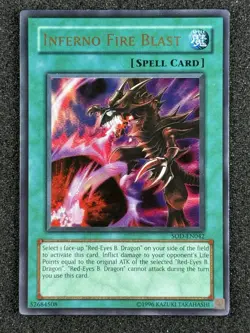 Yugioh Inferno Fire Blast SOD-EN042 Ultra Rare LP - Image 1