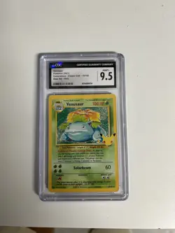 Charizard, Blastoise, Venasaur Base Set Holo Rare Pokemon Card CGC 9.5 - Image 3