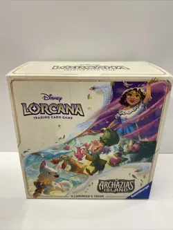 Disney Lorcana Archazia's Island Illumineer's Trove &Gift Box 5 Boosters 2 Sets - Image 3