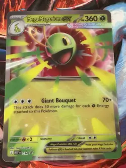 Pokemon Mega Evolution EX Jumbo Card Lot Feraligatr, Emboar, Meganium, Latias - Image 5