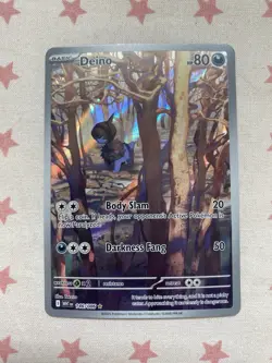 Deino 146/086 White Flare Holo Pokemon TCG Card - Image 1