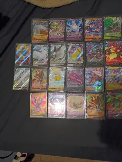 25 V TGC Pokemon Lot Of 25 V Pokemon Cards Different Gens 1 Jap Card 1 Gx Card - Image 1