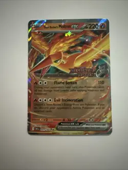 Team Rocket's Moltres ex - (Destined Rivals Stamp) 031/182 Miscellaneous Cards & - Image 1