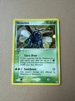 Pokemon Card - Heracross Hidden Legends 7/101 Holo Rare - Image 1