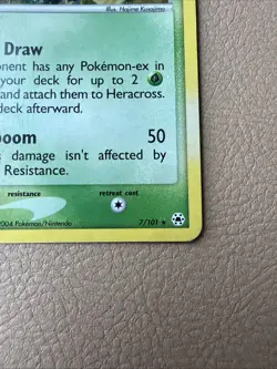 Pokemon Card - Heracross Hidden Legends 7/101 Holo Rare - Image 4