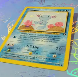 Wooper 71/75 Neo Discovery Pokemon Card VLP - Image 3