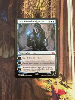 MTG - JACE, UNRAVELER OF SECRETS - Shadows over Innistrad NM - Image 1