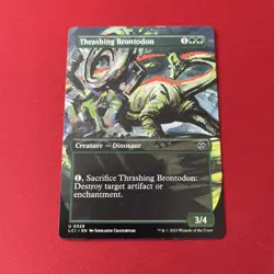 Thrashing Brontodon (Borderless) The Lost Caverns of Ixalan Regular - Image 1