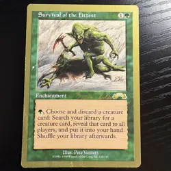 Survival Of The Fittest MTG 1998 Brian Seldon World Championship Deck #129 MP - Image 1