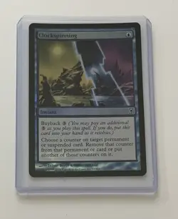 *foil CLOCKSPINNING Time Spiral MTG Magic the Gathering - Image 1