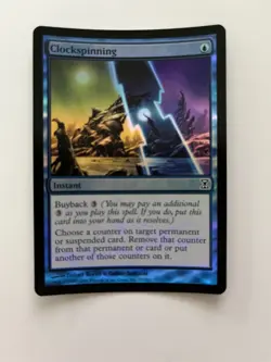 *foil CLOCKSPINNING Time Spiral MTG Magic the Gathering - Image 2