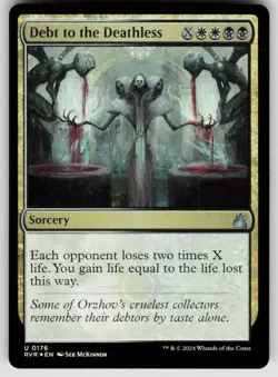 Debt to the Deathless 176 Ravnica Remastered Magic: The Gathering Foil NM - Image 1