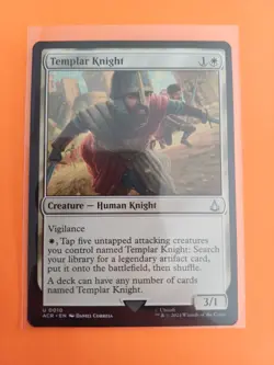 Templar Knight MTG Assassin's Creed 0010 NM - Image 1