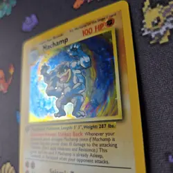 1st Edition Machamp 8/102 Base Set 1999 Holo Rare Pokemon Card WOTC - NM - Image 3